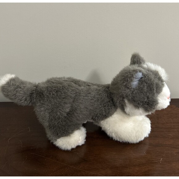 Vtg Commonwealth Of Pennsylvania Gray White Cat YDC Blue Eyes Stuffed Plush - Picture 4 of 8